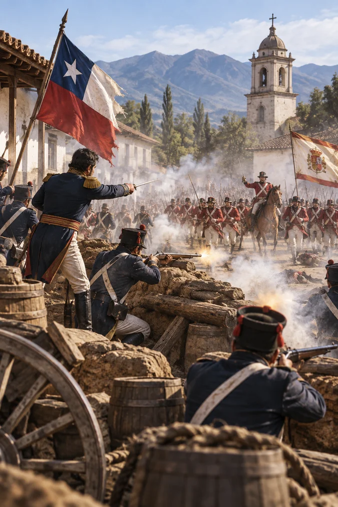 Comienza la Batalla de Rancagua, efeméride histórica de Chile