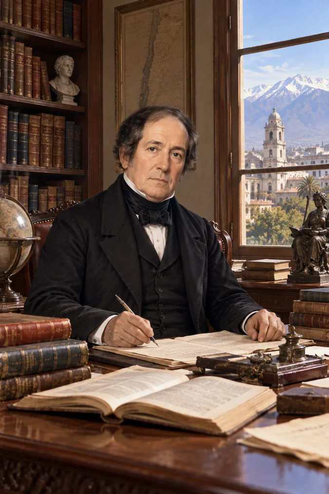 Muere Andrés Bello, primer rector de la Universidad de Chile, efeméride histórica de Chile