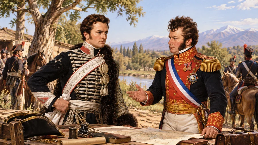 2 de septiembre de 1814: O'Higgins y Carrera se reúnen para enfrentar a los realistas