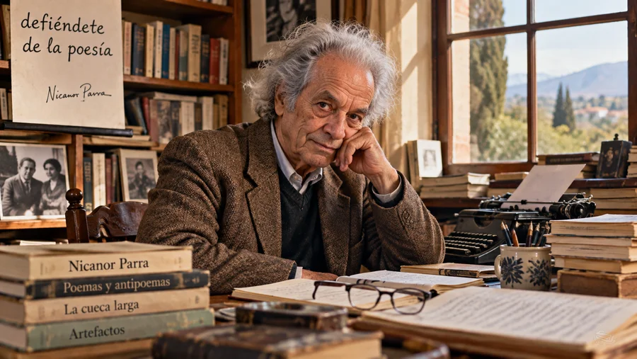 5 de septiembre de 1914: nace Nicanor Parra, creador de la antipoesía chilena