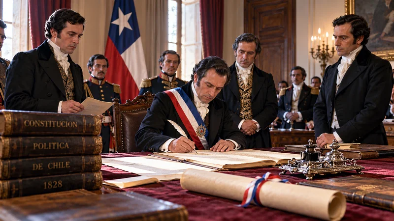 1828: Chile promulga una nueva Constitución Política, efeméride histórica de Chile