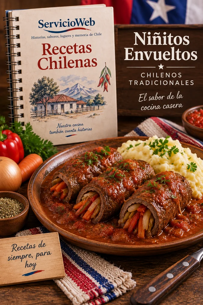 Niñitos envueltos chilenos tradicionales, receta chilena tradicional