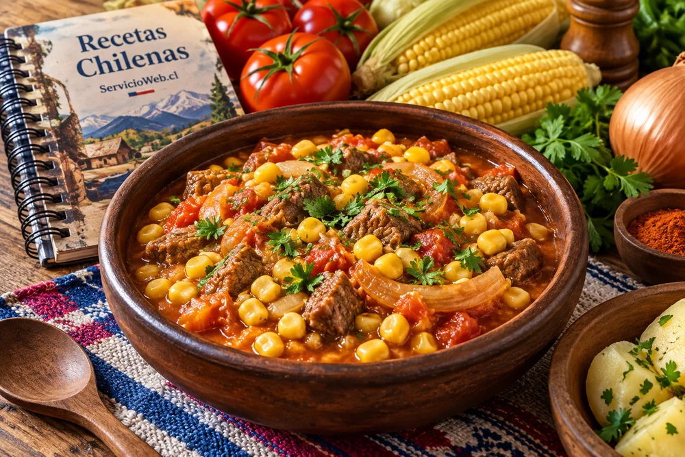 Tomaticán chileno, receta chilena tradicional