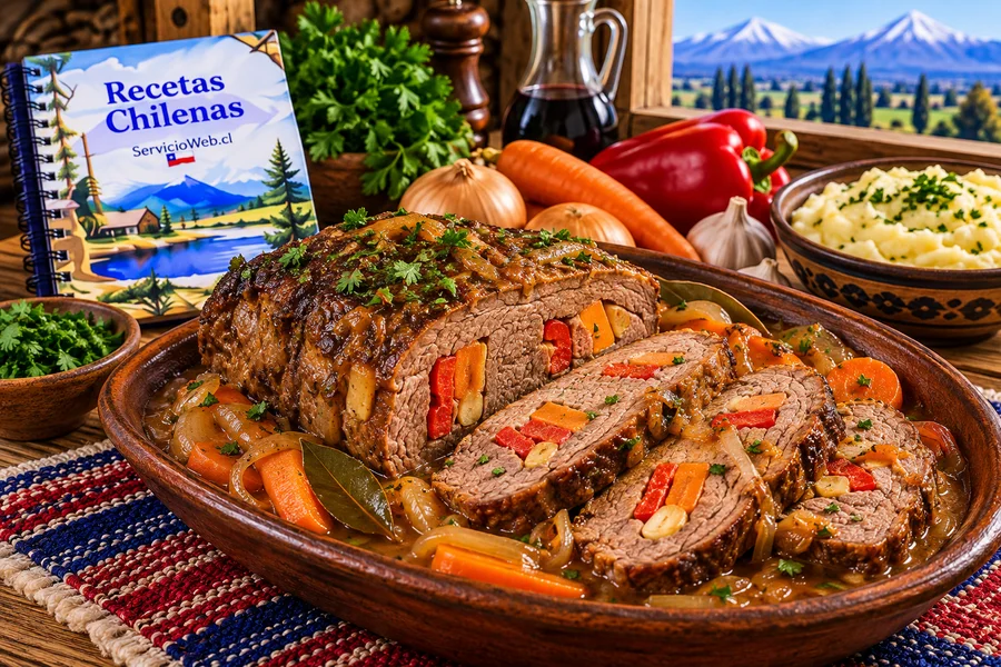 Carne mechada chilena
