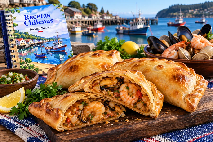 Empanadas de mariscos chilenas