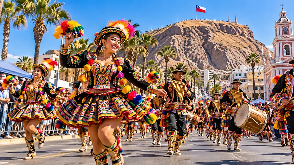 Carnaval Andino con la Fuerza del Sol, tradición chilena